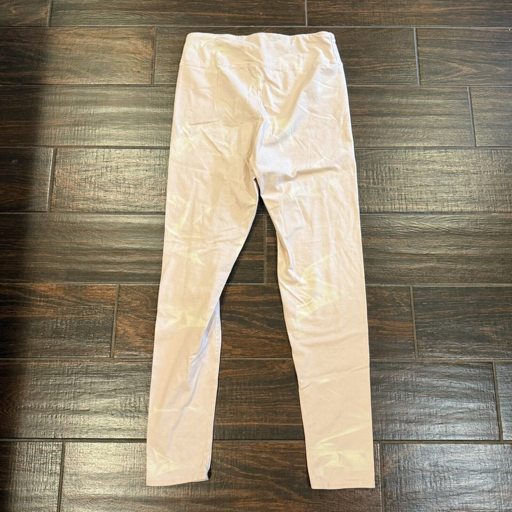 VANS Activewear Leggings Womens Size Large Pink Tie-Dye Design - Picture 3 of 7